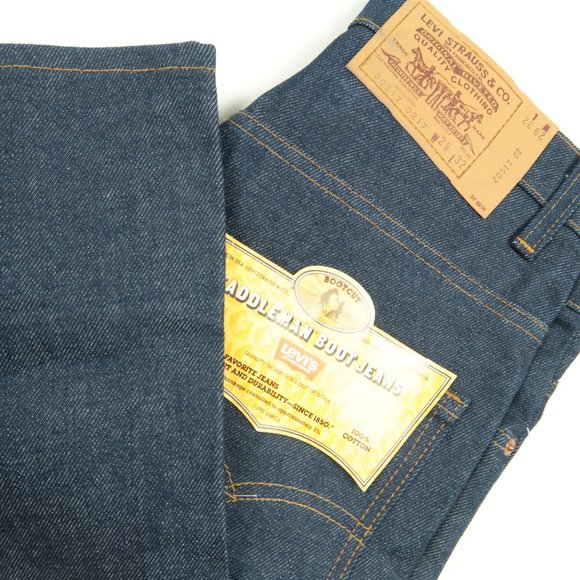 Vtg 8s Levis Saddleman Boot Cut Jeans 